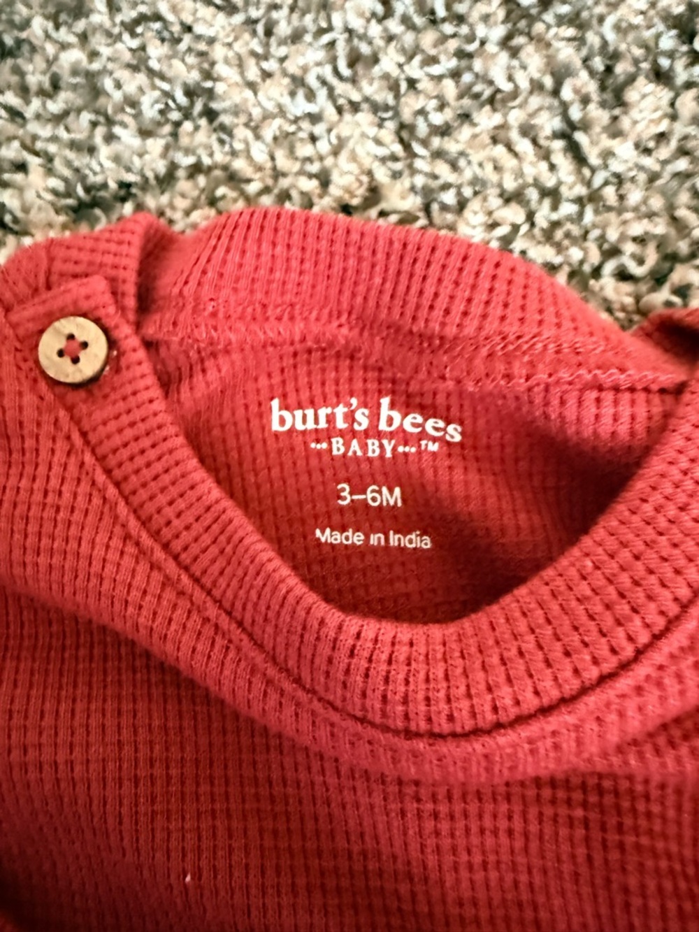 Burt bee baby top